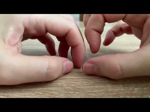 Видео: ASMR: звуки ногтей, постукивание / nail sounds, tapping