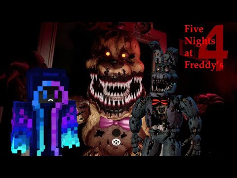 Видео: 【Five Nights at Freddy’s 4】nikfupa прячется от рыжего медведя и его брата черного!!!