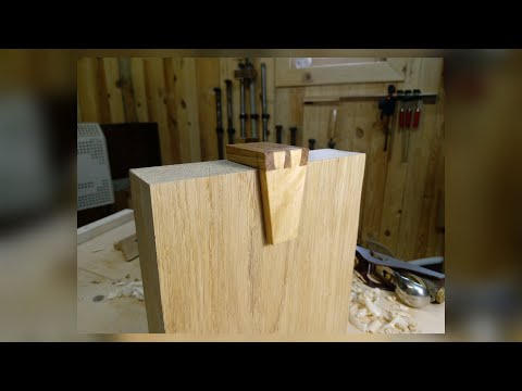 Видео: Ласточкин хвост. Шаблон для разметки/Dovetail marking gauge