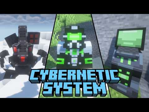 Видео: ОБЗОР МОДА НА КИБЕРПАНК В МАЙНКРАФТ ► 100дней 100модов. Обзор мода Cybernetic System #107