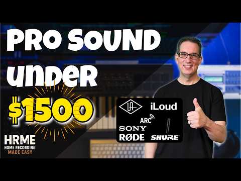 Видео: Руководство по настройке домашней студии за 1500 долларов для новичков!