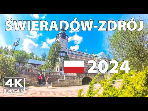 Видео: Свирядув-Здруй Польша Прогулка Walking Tour ☀️ 4K с Субтитрами