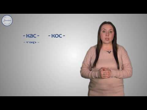 Видео: Русский язык 5 класс. Чередование звуков О А в корне слова  Правописание корней с ч