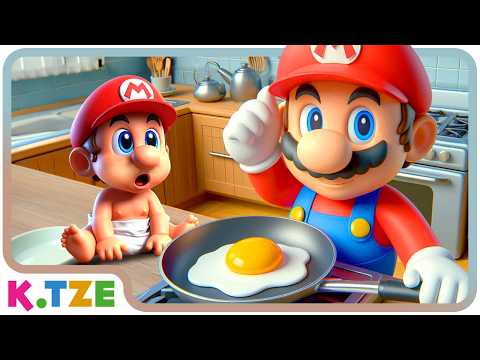 Видео: Нездоровая еда? Малышу Марио нужен здоровый завтрак 🍳😋 История Super Mario Odyssey