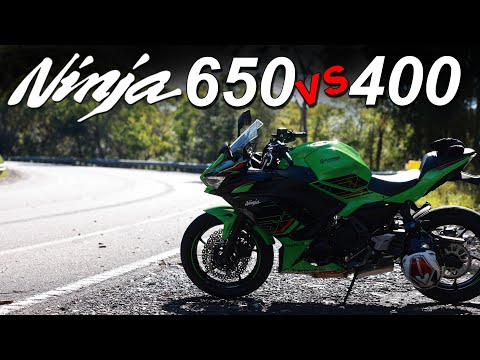 Видео: Кавасаки Ниндзя 650 против Ниндзя 400 | Лучший начинающий ниндзя?