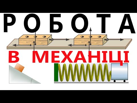 Видео: 3. МЕХАНІЧНА РОБОТА СИЛИ ТЯЖІННЯ, ПРУЖНОСТІ, ТЕРТЯ. ФОРМУЛИ.  ЗАДАЧІ.