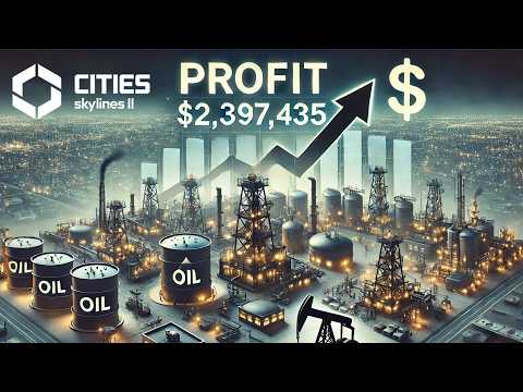 Видео: Заработок 2 397 435 долларов на добыче нефти в Cities Skylines 2
