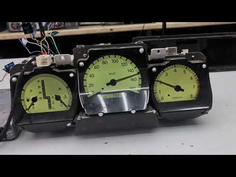 Видео: Приборная панель Газ 24 Ариста. Aristo jzs161 / Lexus Gs300 swap dushboard for Gaz 24. Универсальная