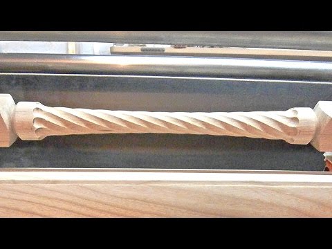 Видео: Витые балясины (каннелюр). Часть 5. The milling machine for wood. Part 5.