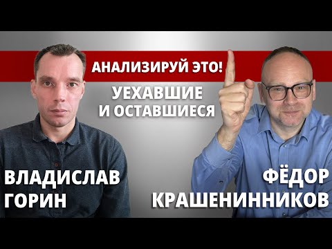 Видео: Уехавшие и оставшиеся I «Анализируй это!» с Фёдором Крашенинниковым и Владиславом Гориным