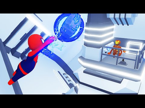 Видео: МАГНИТЫ НЕ ТАК СТРАШНО HUMAN FALL FLAT | пластилиновые герои Володя Человек Паук и Железный Человек