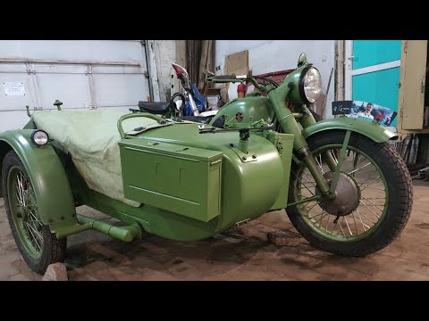 Видео: мотоцикл М-72  И.В.Сталин