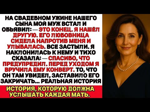 Видео: На свадебном ужине нашего сына мой муж вдруг объявил:— Между нами всё кончено. Я полюбил другую.