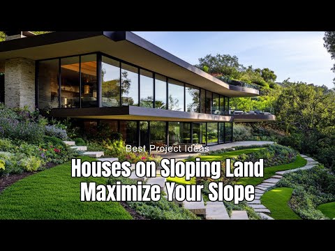 Видео: Используйте склон по максимуму! Лучшие идеи для домов на склоне
