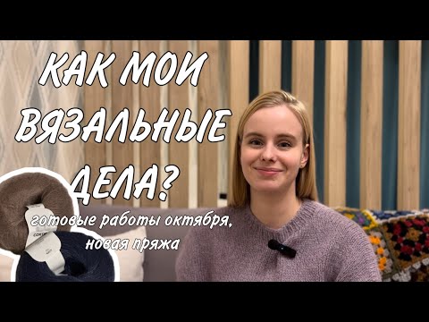 Видео: КАК МОИ ВЯЗАЛЬНЫЕ ДЕЛА? Октябрь, готовые работы и покупки 🧶