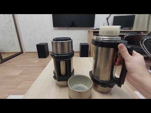 Видео: Отзыв о термосе "Турист" производства Амет, г.Аша.