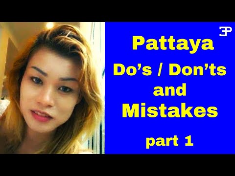 Видео: Паттайя, Таиланд. Что делать и чего не делать, и ошибки в Таиланде.