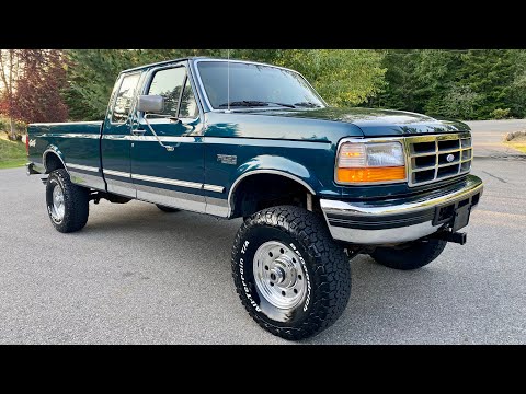 Видео: 1997 Ford F-250 XLT 4x4: прогулка и вождение
