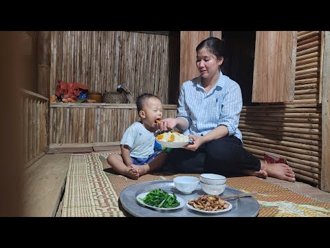Видео: Мать-одиночка и сын собирают грейпфруты на продажу. Готовят тыквенный рис для ужина, полного любви.