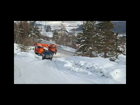 Видео: Начало работы по Усть- Кутскому зимнику.Вахта 2022 год.