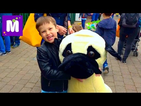 Видео: LEGOLAND Англия / Крутые американские горки / Выиграли собаку