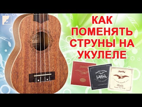 Видео: Как правильно поменять струны на укулеле
