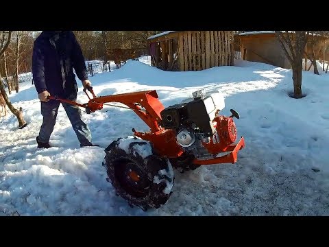 Видео: Выгрузил в одно лицо, первый запуск, впечатления // Мотоблок  БЕЛАРУС 09Н