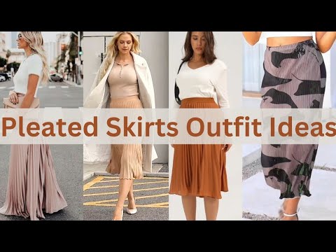 Видео: Идеи нарядов с длинными плиссированными юбками для женщин | Идеи нарядов с длинными плиссированны...