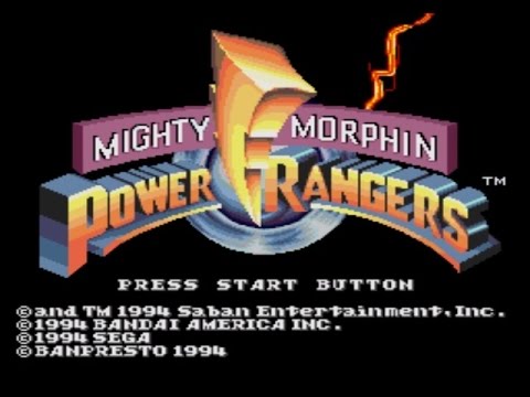 Видео: Прохождение SEGA игр - часть 2 - Mighty Morphin Power Rangers 1994 - Walkthrough