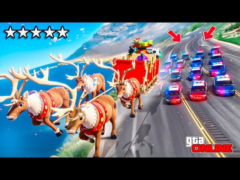 Видео: УГНАЛ НА САНКАХ ДЕДА МОРОЗА ОТ КОПОВ В ГТА 5 ОНЛАЙН! АВТОУГОНЩИК ПРОТИВ КОПОВ
