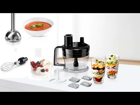 Видео: Погружной Блендер BOSCH ErgoMixx MS6CM4190 ОБЗОР