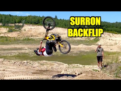 Видео: Бекфлип на Е-байке весом в 50кг с ценником в 300 тыс рублей