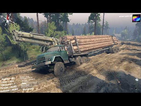 Видео: SpinTires.  Мод ЗиЛ-131 от FURKATа. (Ссылка в описании)