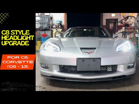 Видео: ЛЕГКО!! Модернизация фар в стиле Morimoto C8 для Corvette C6 ('05-'13)