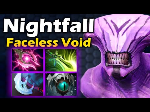 Видео: Найтфолл на Войде, Лучший Керри СНГ?! - Nightfall Faceless Void 7.35d DOTA 2