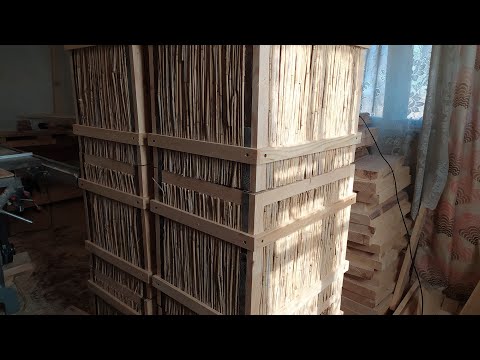 Видео: Утеплили вулики очеретом. процесс утеплення.