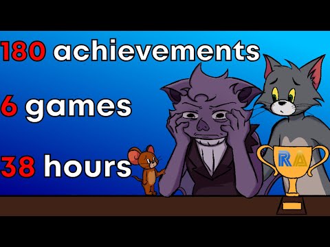 Видео: Я получил ВСЕ достижения во ВСЕХ играх про Тома и Джерри...