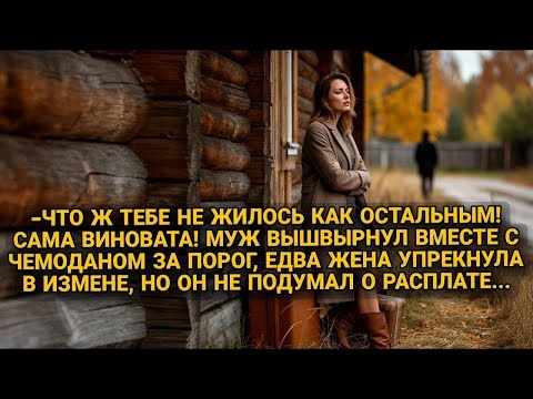Видео: -Чего не жилось как остальным бабам! Сама виновата! Муж бросил, едва та упрекнула в измене...