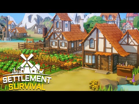 Видео: Settlement Surviva: Классный симулятор поселения / колонии #1
