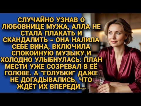 Видео: Случайно узнав о любовнице мужа, Алла не плакала. Налив себе вина, она стала строить план мести...