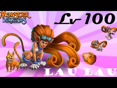 Видео: Lau Lau 1-100 уровень прокачка Легендарный монстр Света на Monster Legends