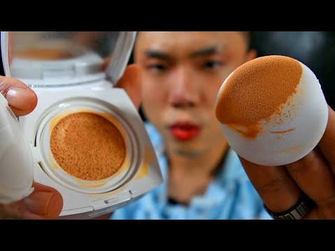 Видео: Полный Макияж на Вашем Экране 💆🏻‍♀ АСМР: Chanel Основа, Too Faced, Estee Lauder ‧ Корейский