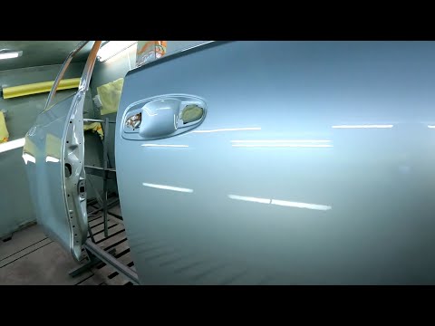 Видео: Toyota Land Cruiser Prado 150 подготовка и покраска дверей ч 3.