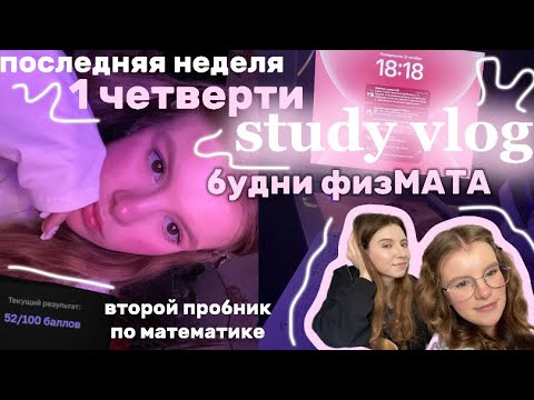 Видео: последняяНЕДЕЛЯ 1 четверти🤍study vlog🤍 #100балльныйрепетитор #учеба #study #физика