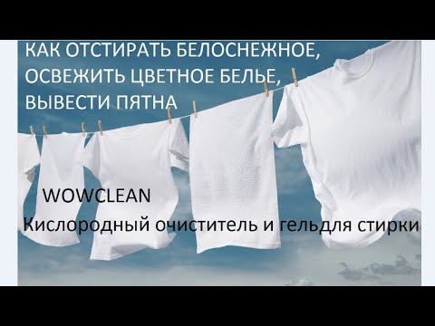 Видео: Удивительный кислородный очиститель WOWCLEAN очистит все в доме.