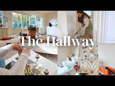 Видео: Преображение небольшого коридора | Краска, новое освещение и поиск вдохновения темными вечерами