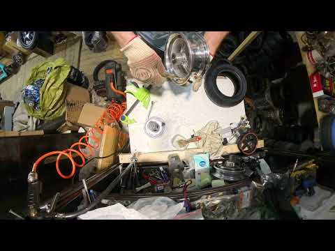 Видео: Забортовка бескамерной пневматической покрышки на обод электросамоката