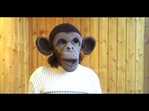 Видео: Как сделать маску обезьяны. Конструирование из поролона.