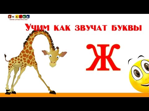 Видео: Алфавит русский Учим Буквы и Звуки с Кругляшиком - Буква Ж