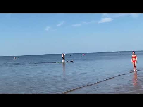 Видео: Северодвинск Жара Июль Белое море Пляж Городские прогулки